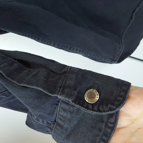 Looney Tunes / Warner Bro. Black Denim Bugs Bunny  Shirt Jacket Vintage Sz.XS - Picture 4 of 8